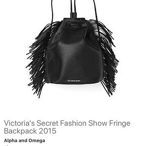 Victoria’s Secret Fashion Show fringe backpack